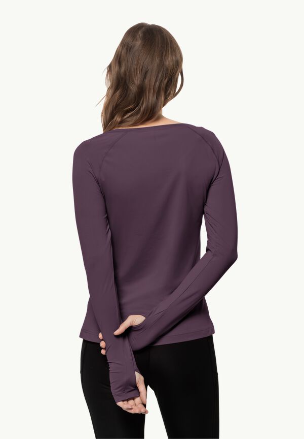 TASMAN L/S - JACK W long-sleeved WOLFSKIN Women\'s grapevine S functional - – shirt